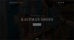 Desktop Screenshot of kaufmanshoesonline.com